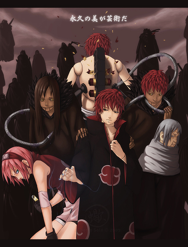 SASORI : AKATSUKI MEMBER. extended arsenal is laced with an extremely potent 